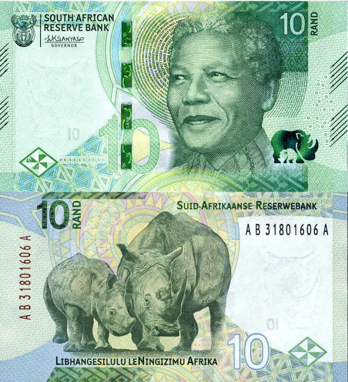 RPA Republika Południowej Afryki 10 Rand 2023 r. UNC