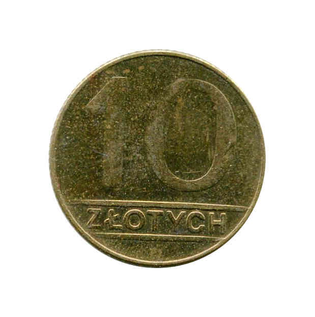 Polska 10 Złotych 1989 r. CnDukat