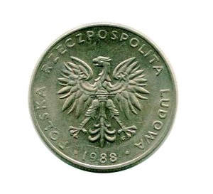Polska 20 Złotych 1988 r.
