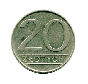 Polska 20 Złotych 1985 r.