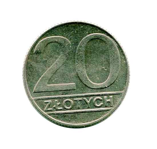 Polska 20 Złotych 1990 r.