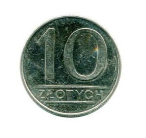 Polska 10 Złotych 1988 r.