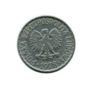 Polska 1 Złoty 1978 r. b.z.