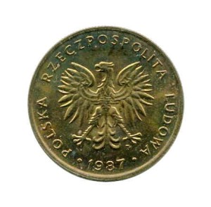 Polska 5 Złotych 1987 r.