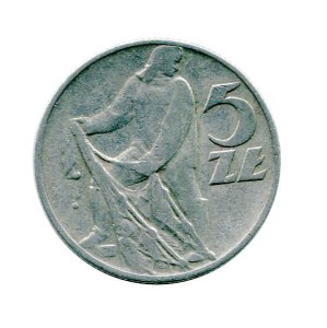 Polska 5 Złotych z rybakiem 1960 r.