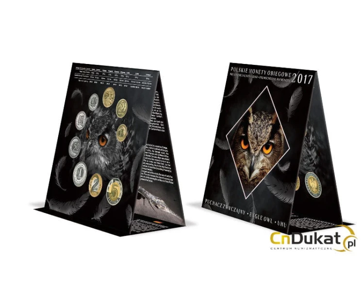 Menniczy zestaw monet obiegowych w etui 2017 r. 