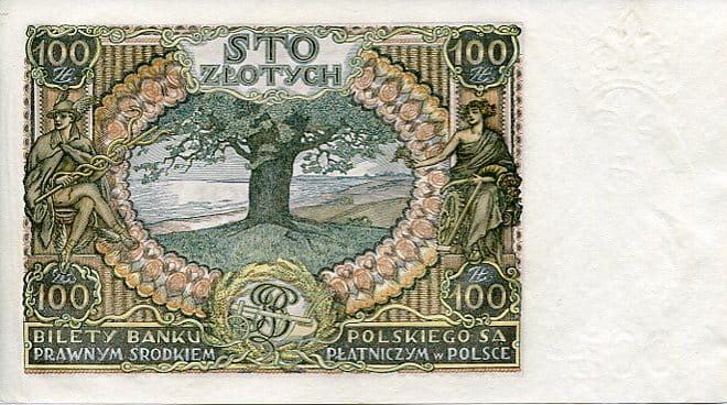 Banknot Polska 100 złotych 1934 r. BP