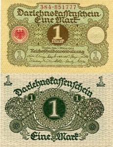 Niemcy 1 Mark 1920 r. UNC