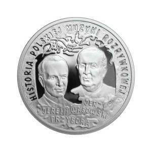 10 zł Historia Polskiej Muzyki Rozrywkowej – Jeremi Przybora, Jerzy Wasowski 2011 r.