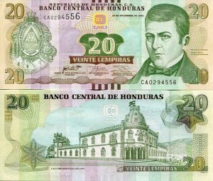 Honduras 20 Lempiras 2006 r. UNC