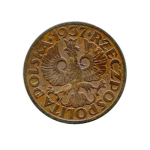 Polska 2 Grosze 1937 r.