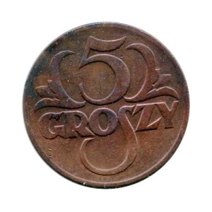 Polska 5 Groszy 1923 r.