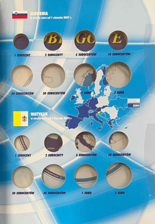 Album E-hobby na monety obiegowe Euro Tom II Strona 4
