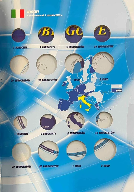 Album E-hobby na monety obiegowe Euro Tom II Strona 5