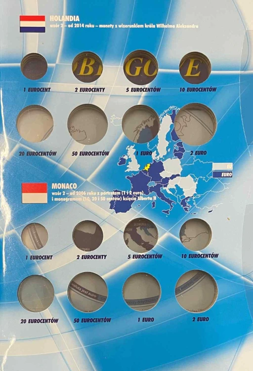 Album E-hobby na monety obiegowe Euro Tom IV Strona 3