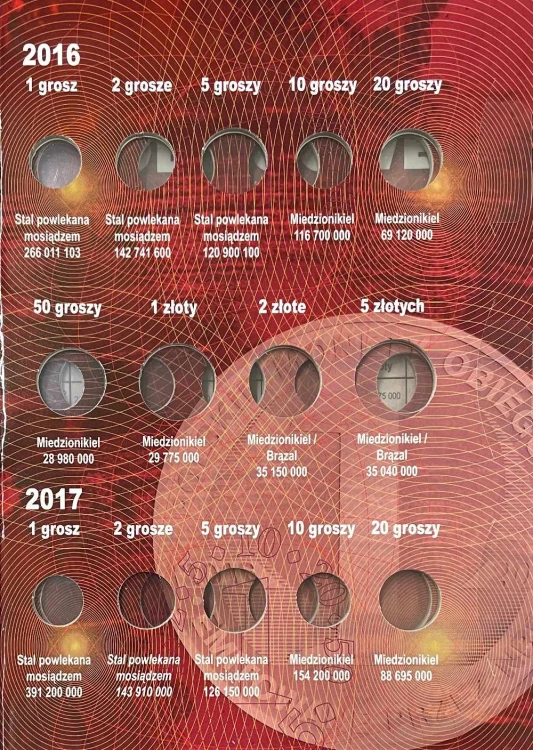 Album E-hobby na monety obiegowe IIIRP 2016 - 2019 r. VI Tom Strona 1