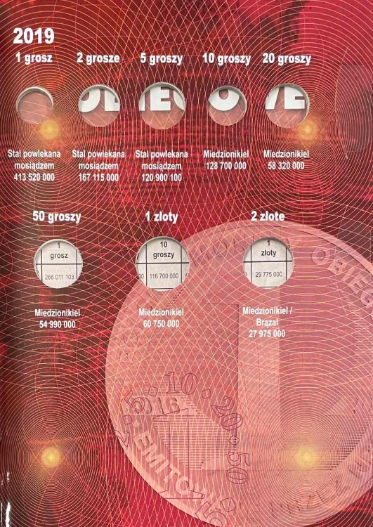 Album E-hobby na monety obiegowe IIIRP 2016 - 2019 r. VI Tom Strona 3