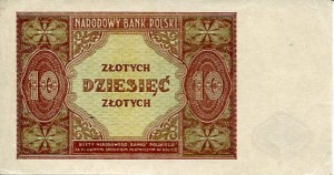 Banknot Polska 10 Złotych 1946 r.