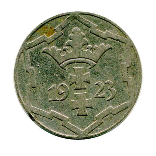 Wolne Miasto Gdańsk 10 Pfennige 1923 r.