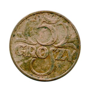 Polska 5 Groszy 1937 r.