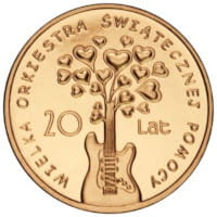 Moneta 2 zł 2012 r. Wielka Orkiestra Świątecznej Pomocy - 20 lat