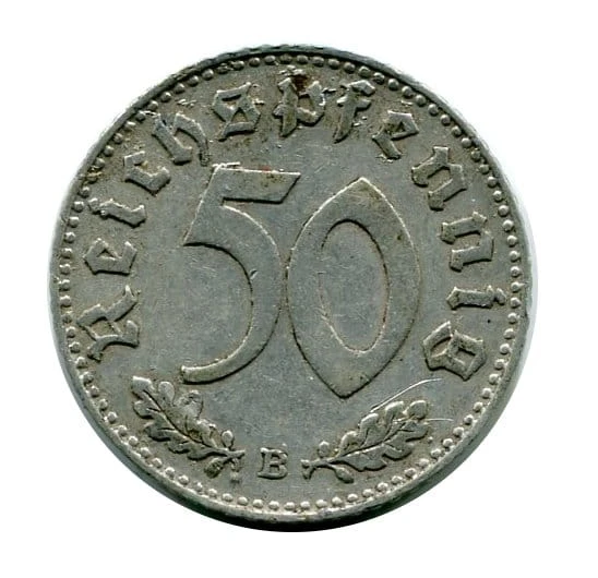 Niemcy 50 Pfennig 1943 r.