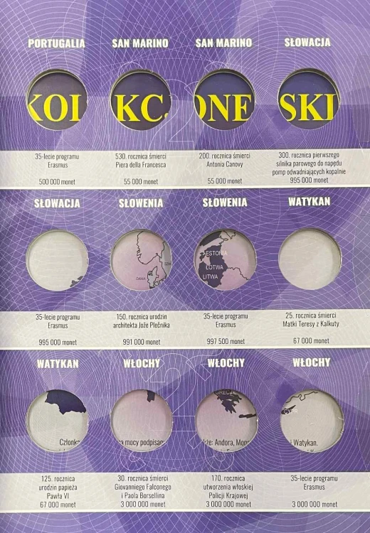 Album E-hobby na monety 2 Euro 2022 r. Tom XII Strona 4