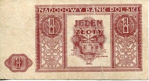 Banknot Polska 1 Złoty 1946 r.