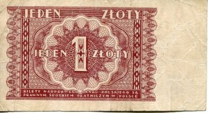 Banknot Polska 1 Złoty 1946 r.