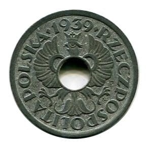 5 Groszy 1939 r. GG