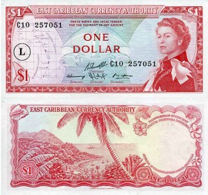 Karaiby Wschodnie 1 Dolar 1965 r. UNC