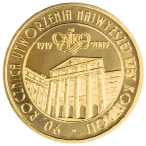 2 zł 2009 r. 90. rocznica utworzenia Najwyższej Izby Kontroli