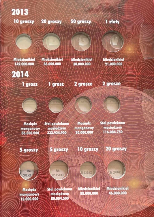 Album E-hobby na monety obiegowe IIIRP 2012 - 2015 r. V Tom Strona 2