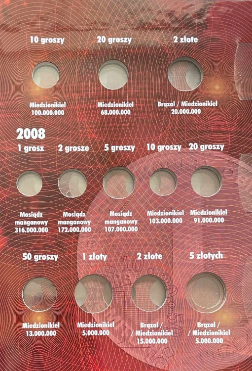 Album E-hobby na monety obiegowe IIIRP 2006 - 2011 r. IV Tom Strona 2