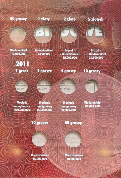 Album E-hobby na monety obiegowe IIIRP 2006 - 2011 r. IV Tom Strona 4