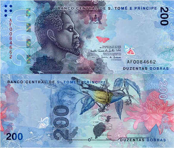 Wyspy Świętego Tomasza i Książęca 200 Dobras 2020 r. UNC