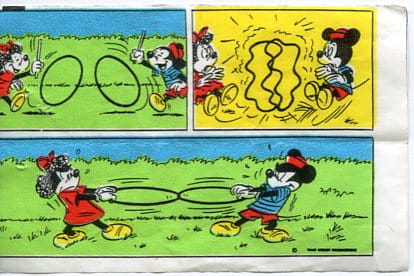 Historyjka z gumy Donald Siostrzeńcy i Hula hop