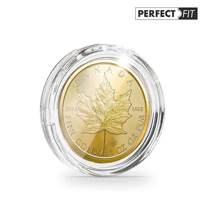 Kapsle Leuchtturm 30 Ultra Perfect Fit na 1oz Gold Maple Leaf