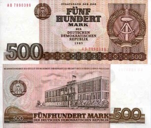 Niemcy NRD 500 Marek 1985 r. UNC