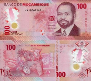 Mozambik 100 Meticais 2024 r. Polimer UNC