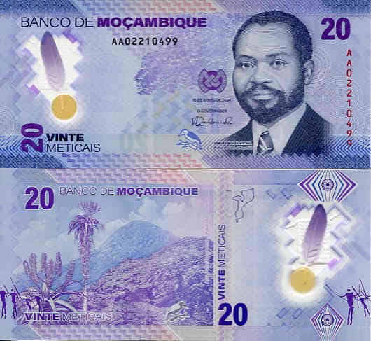 Mozambik 50 Meticais 2024 r. Polimer UNC