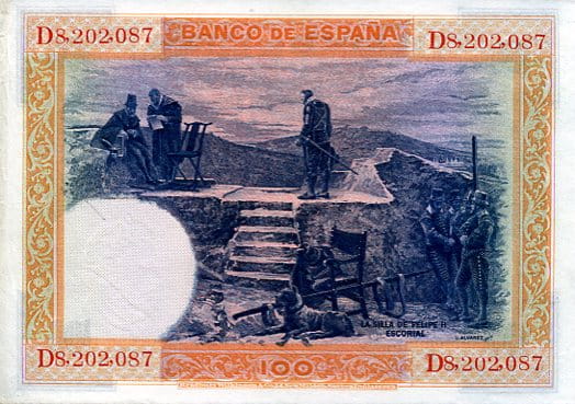 Hiszpania 100 Pesetas 1925 r.