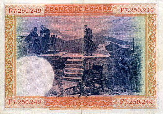 Hiszpania 100 Pesetas 1925 r.