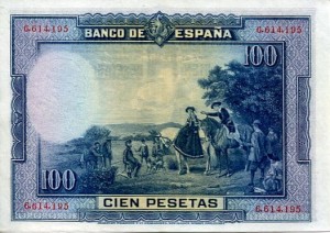 Hiszpania 100 Pesetas 1928 r.