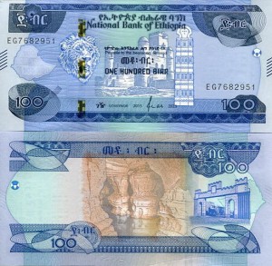 Etiopia 100 Birr 2023 r. UNC