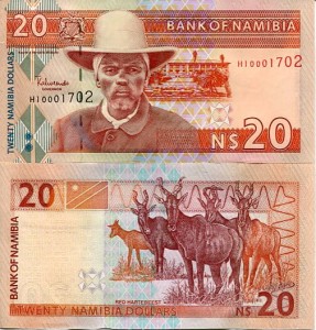 Namibia 20 Dollars 1996 r. UNC