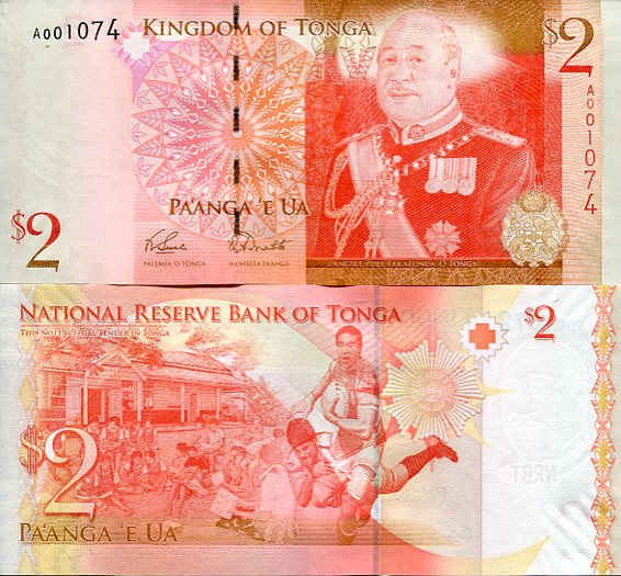 Tonga 2 Paanga 2009 r. UNC