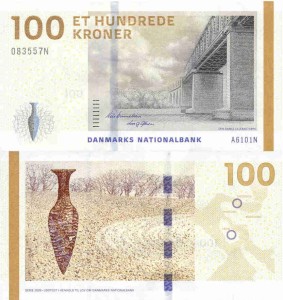 Dania 100 Koron 2010 r. UNC