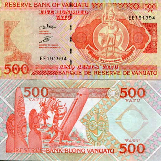 Vanuatu 500 Vatu 2010 r. UNC