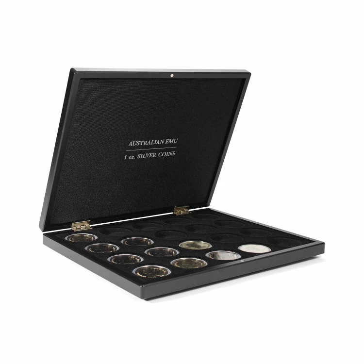 Kaseta na 20 srebrnych monet Australian Emu